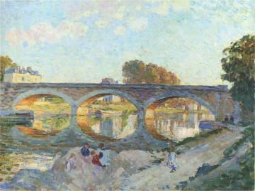 Pont Pierre At The Lagny River Artwork by Henri Lebasque