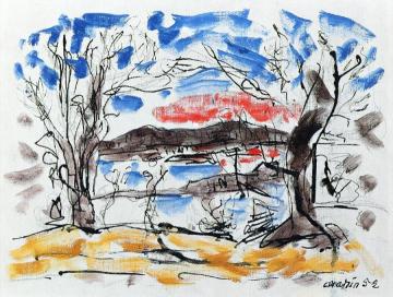 Region Huntington, Long Island Artwork by John Marin