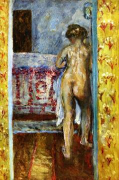 Woman in an Alcove Artwork by Pierre Bonnard