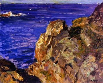 Cliff To The Ocean Artwork by Edward Potthast