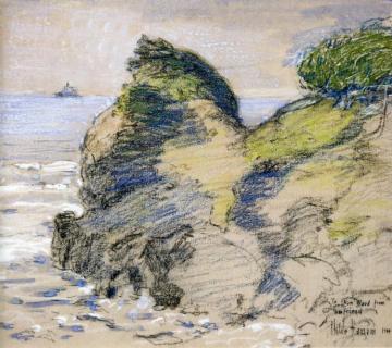 Oregon Coast Artwork by Frederick Childe Hassam