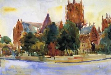 The Lincoln Cliffs Artwork by Charles W. Hawthorne