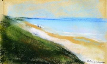 View Of The Dunes To The Sea At Noordwijk Artwork by Lesser Ury