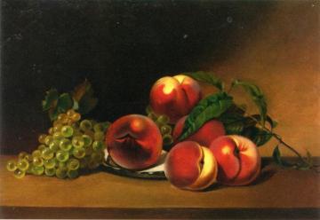 Peaches and Grapes Artwork by Margaretta Angelica Peale
