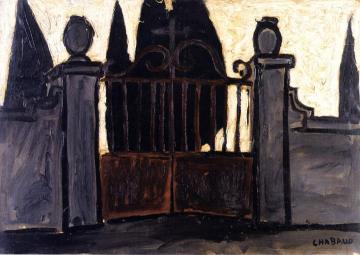 Cemetery Gate Artwork by Auguste Chabaud