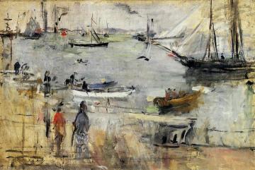 English Seascape Artwork by Berthe Morisot