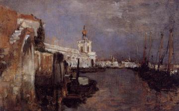 Canal, Venice Artwork by John Twachtman