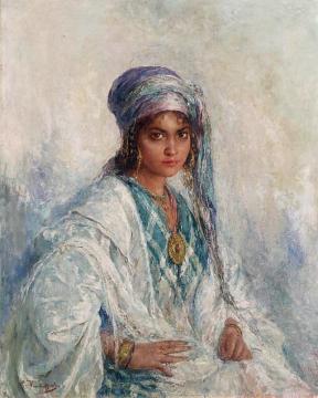 Arabian Beauty (beauté Arabe) Artwork by Edouard Verschaffelt