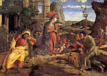 The Adoration of the Shepherds Artwork by Andrea Mantegna