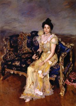 Portrait Of Sophia Botkina Artwork by Valentin Serov