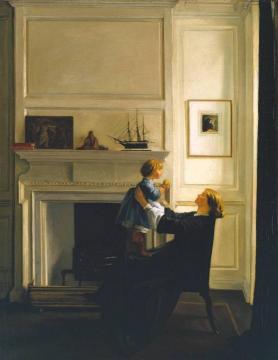 Mother and Child Artwork by William Rothenstein