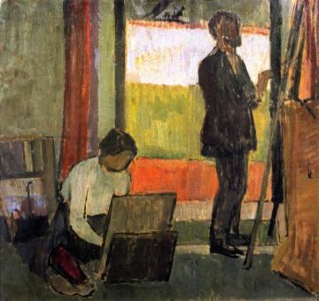 Frederick And Jessie Etchells Painting Artwork by Vanessa Bell