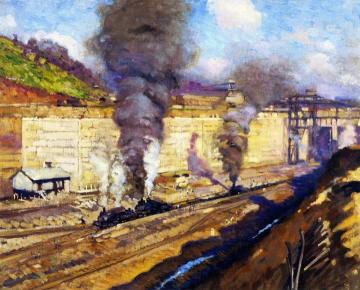 Work At Miraflores Artwork by Alson Skinner Clark