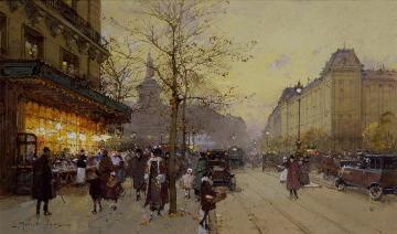 Place De La Republique Artwork by Eugene Galien-Laloue