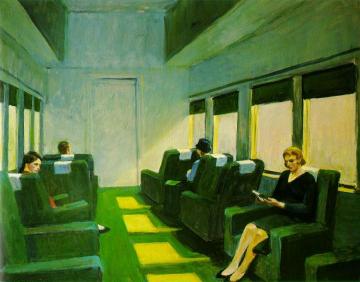 Chair-car Artwork by Edward Hopper