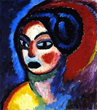 Princess Torandot Artwork by Alexej Jawlensky