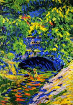 Prissnitz Bridge Artwork by Ernst Ludwig Kirchner