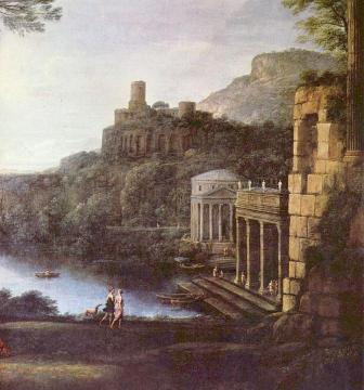 Landscape with Nymph Egeria and King Numa Artwork by Claude Lorrain