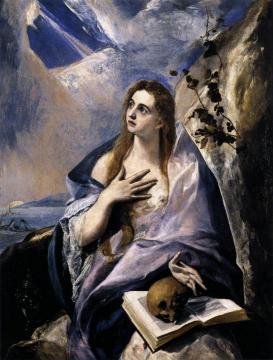 Mary Magdalen in Penitence Artwork by El Greco