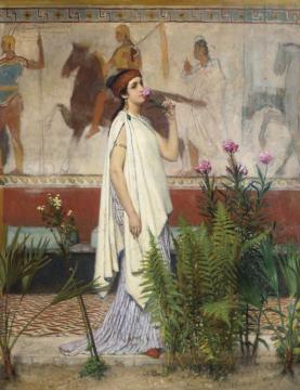 A Greek Woman Artwork by Sir Lawrence Alma Tadema