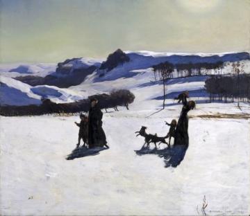 Snow Fields Artwork by Rockwell Kent
