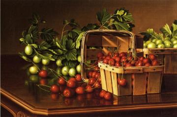 Still Life with Cherries and Gooseberries Artwork by Levi Wells Prentice