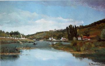 The Banks of the Marne at Chennevieres Artwork by Camille Pissarro