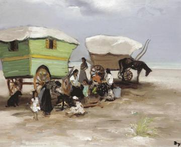 The Encampment Artwork by Marcel Dyf