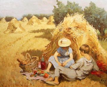 Harvest Time Artwork by Marcel Dyf