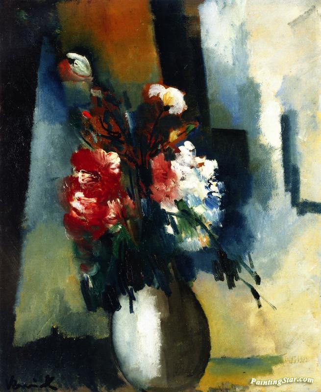 Vase Of Flowers Artwork by Maurice De Vlaminck
