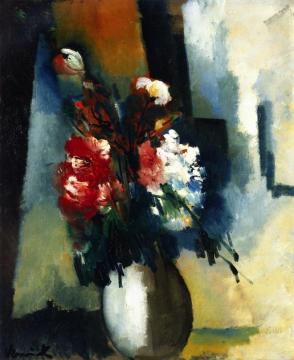 Vase Of Flowers Artwork by Maurice De Vlaminck