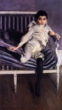 Portrait of the Young Subercaseaux Artwork by Giovanni Boldini