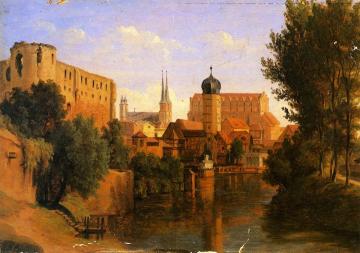 Halle an der Saale Artwork by Herman Lungkwitz