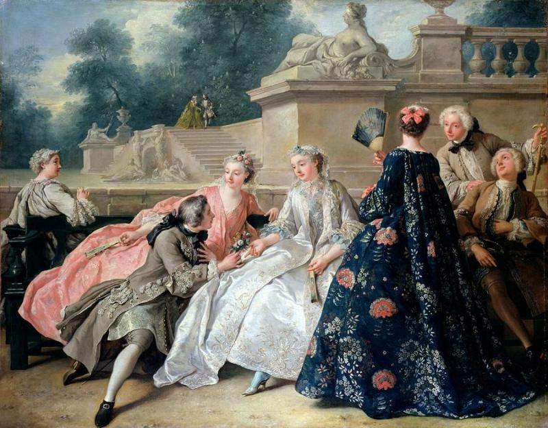 The Declaration Of Love, 1731 Artwork by Jean François De Troy