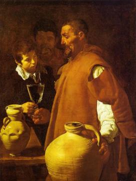 The Waterseller Artwork by Diego Velazquez