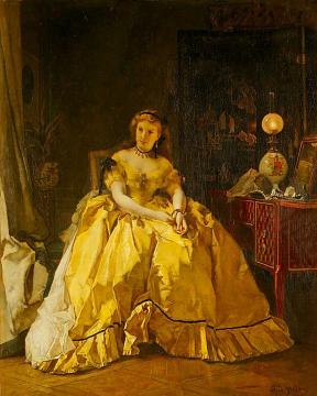 After the Ball Artwork by Alfred Stevens