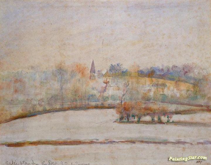 Hoarfrost Artwork by Camille Pissarro