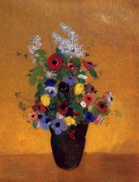 Flowers Artwork by Odilon Redon