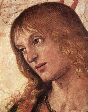 Baptism Of Christ [detail] Artwork by Pietro Perugino