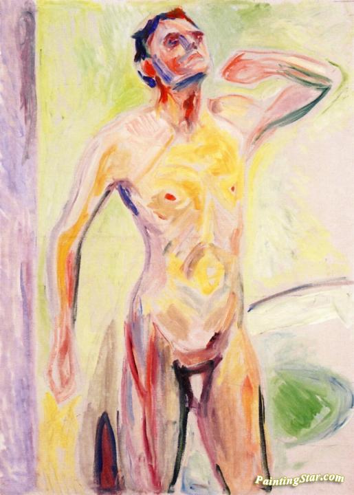 Male Nude Artwork by Edvard Munch