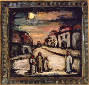 Mythical Landscape Artwork by Georges Rouault