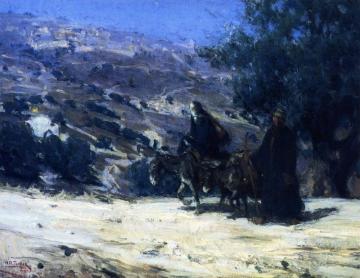 Flight Into Egypt Artwork by Henry Ossawa Tanner