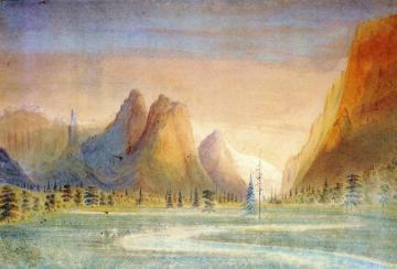 Valley of Yo-semite California Artwork by James Madison Alden
