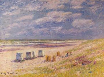 The Egmond Beach, Holland Artwork by Henry Moret