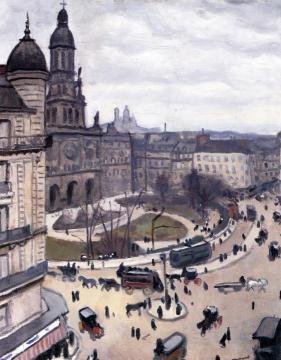 Place de la Trinité in Paris Artwork by Albert Marquet