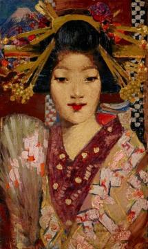 Geisha Girl Artwork by George Henry