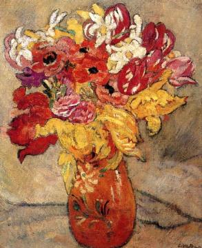 Bouquet Of Flowers Artwork by Louis Valtat