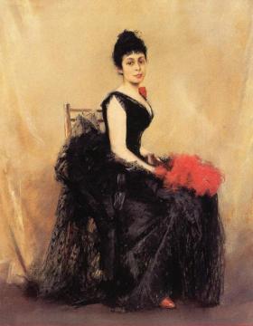 Portrait of Flora de Stephano Artwork by Robert Frederick Blum