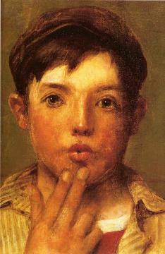 Urchin Head of Boy Artwork by John George Brown