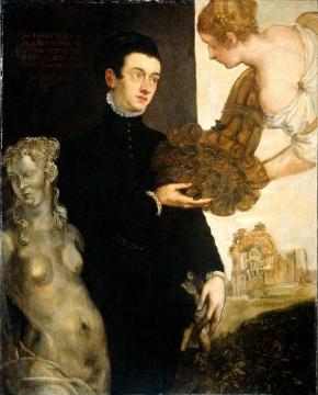 Portrait of Ottavio Strada Artwork by Tintoretto Jacopo